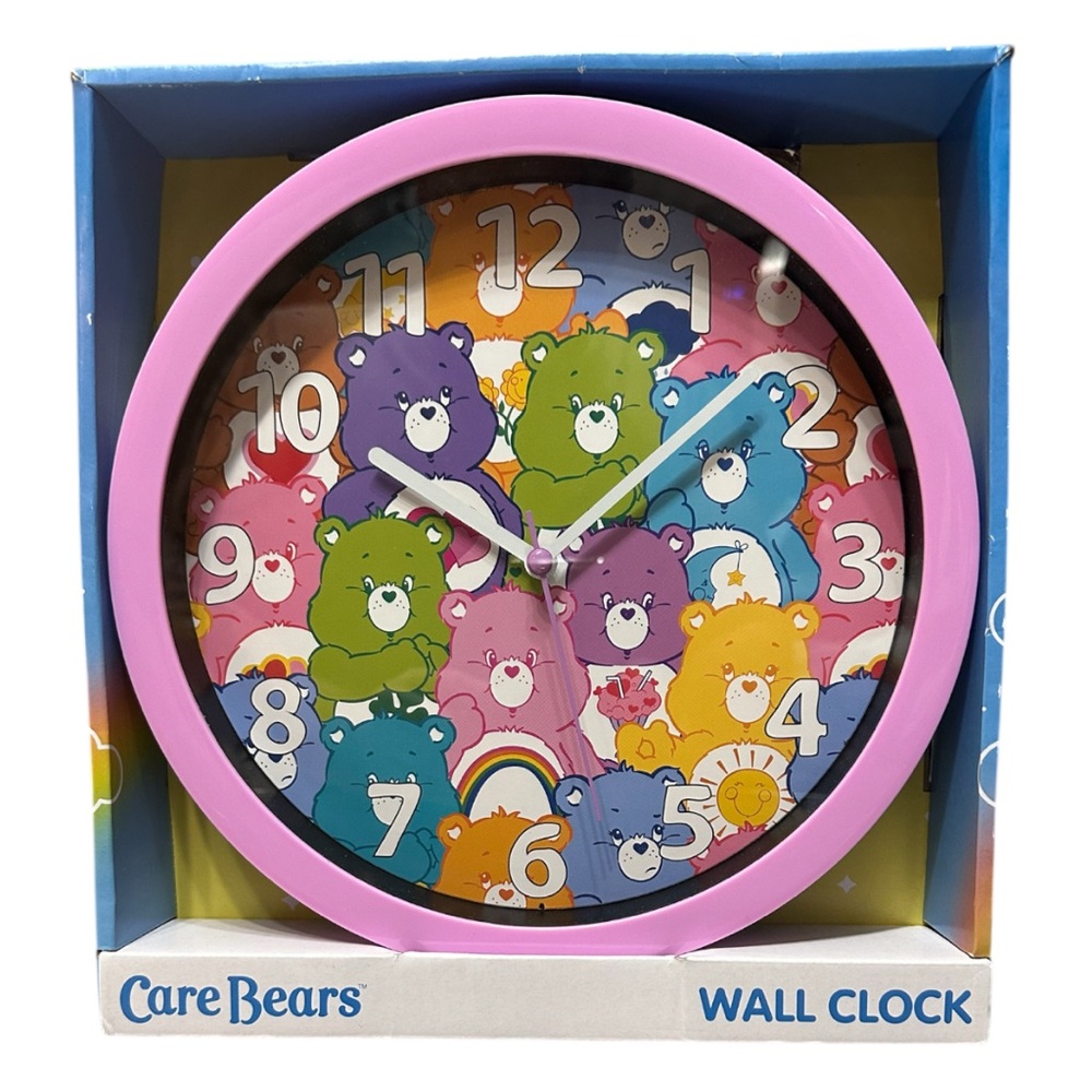 Care Bears 10” Wall Clock - Collectible